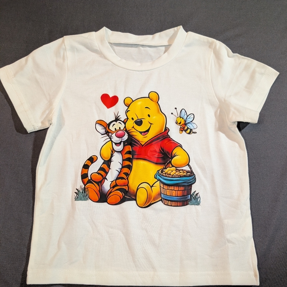 Winnie the Pooh & Tigger White Kids T-Shirt